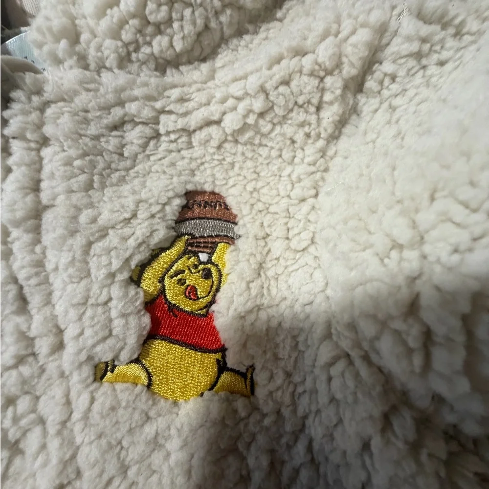 Disney Baby Winnie the Pooh fleece‎ one piece size 18 months new with tags